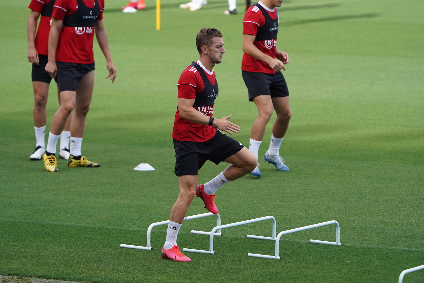 La nueva normalidad llega a la UD Almería, que trabaja sin 'divisiones'