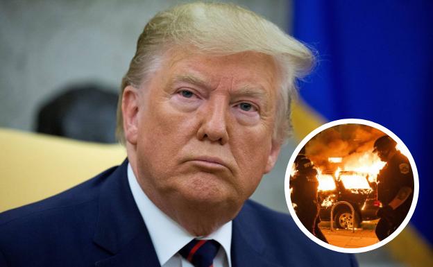 Donald Trump, escondido en el búnker de la Casa Blanca por los disturbios