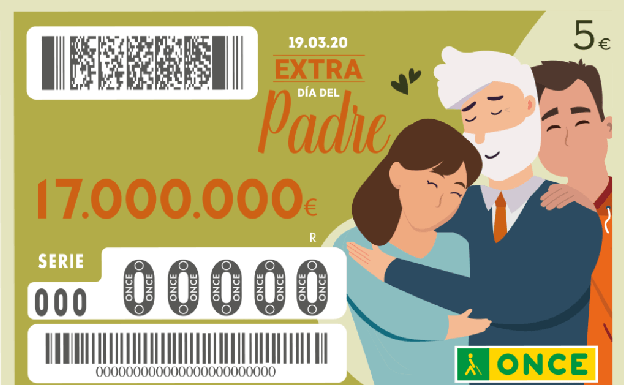 Cuenta atrás para el esperado sorteo Extra del Día del Padre de la ONCE: así se juega a premios millonarios