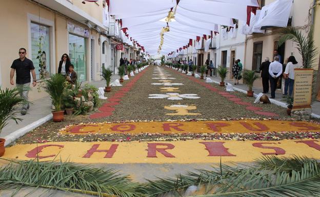 Un Corpus sin procesiones y 'especial' en la provincia
