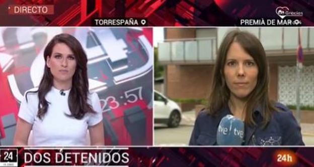 Cortan a una reportera de TVE en directo al estar dando una noticia en catalán