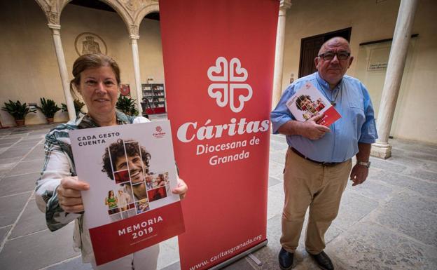 Cáritas atiende en abril y mayo en Granada a las mismas personas que en todo 2019 por la pandemia