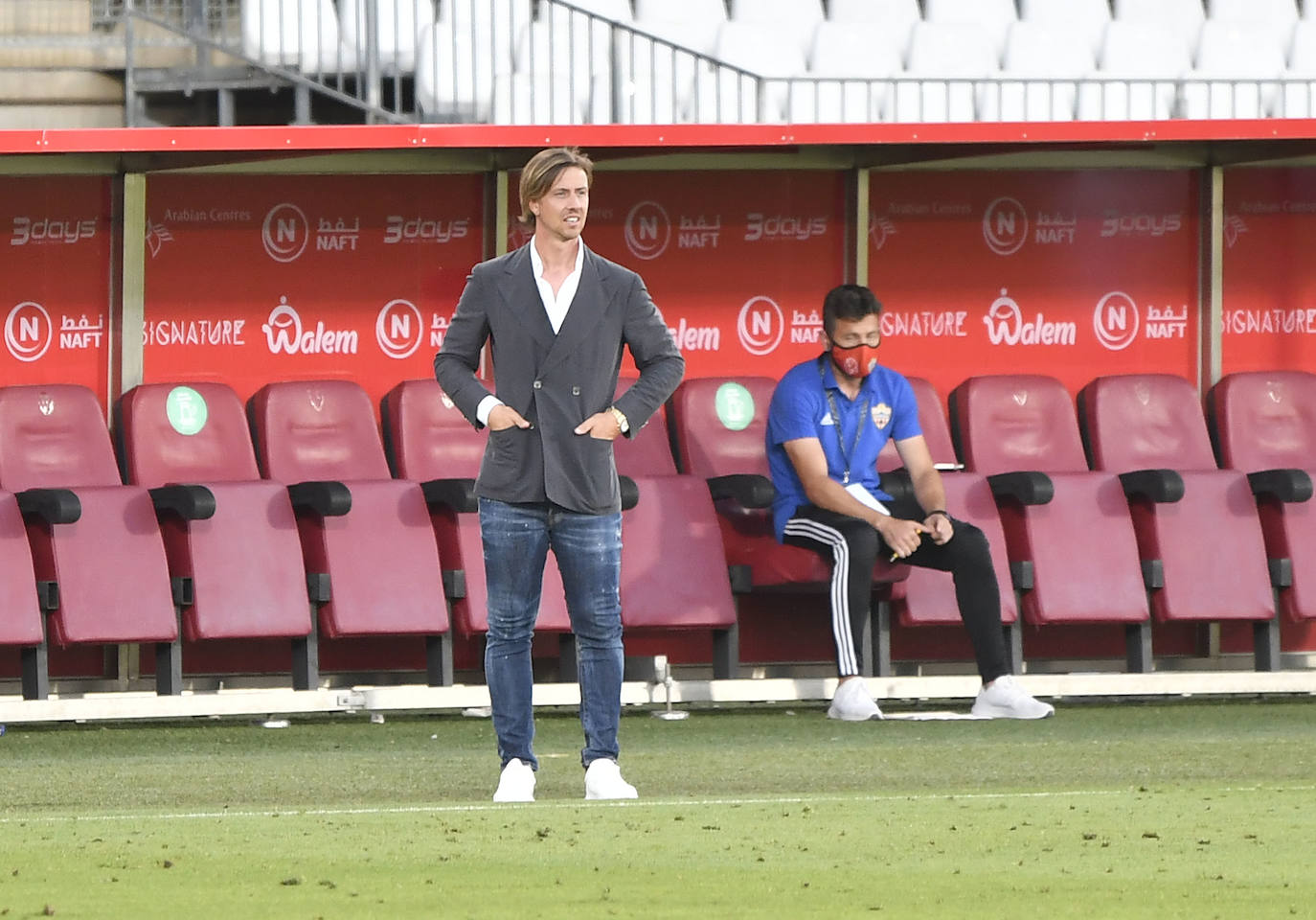 'Guti' no sabe qué decir porque no entiende que el Almería haya «perdido contra el Alcorcón»