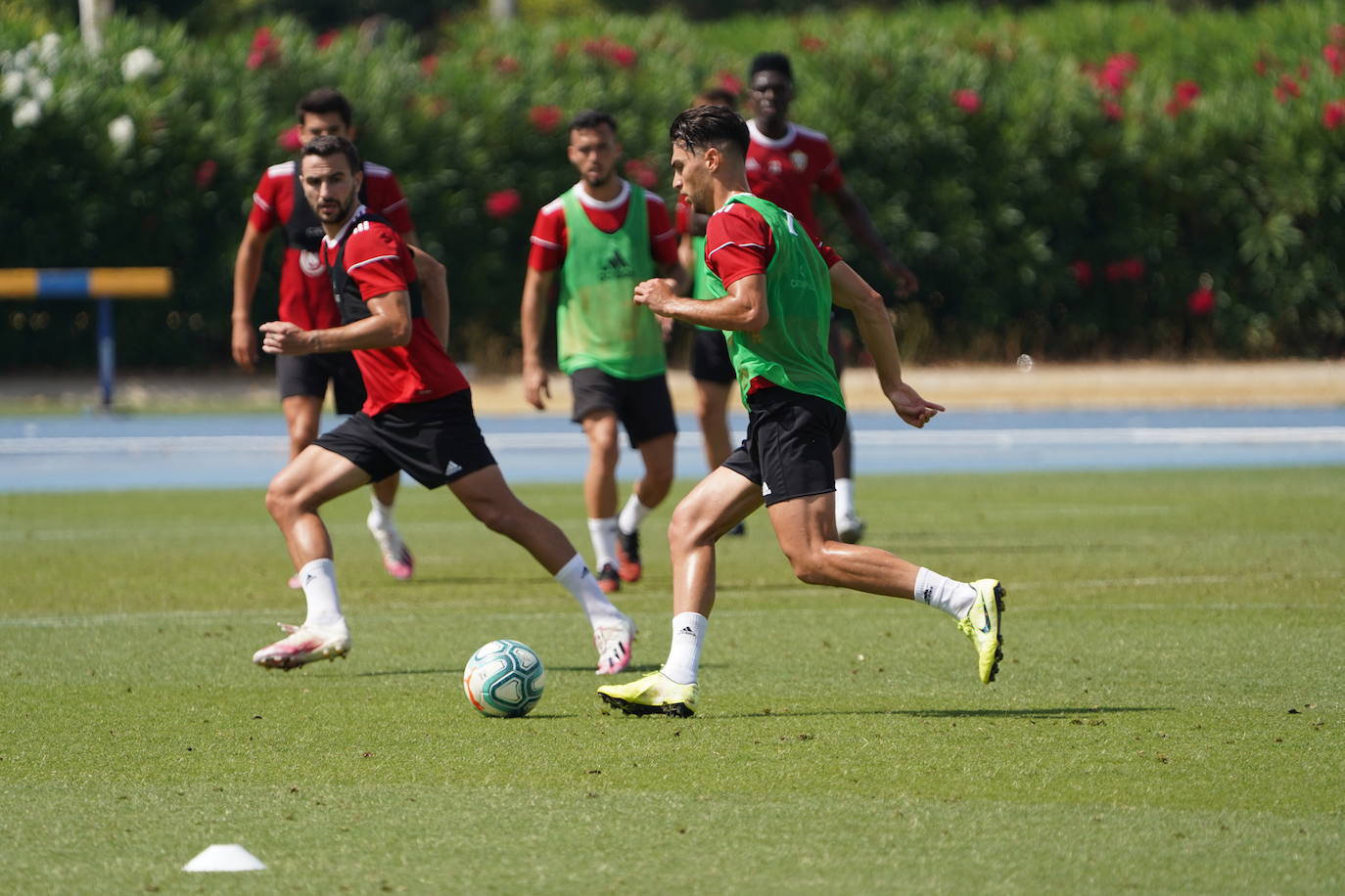 El Almería espera al Sporting con los mismos que viajó a Miranda