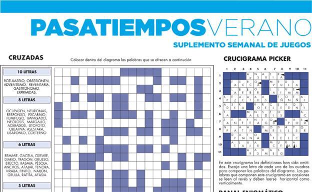 Hoy con IDEAL, especial pasatiempos