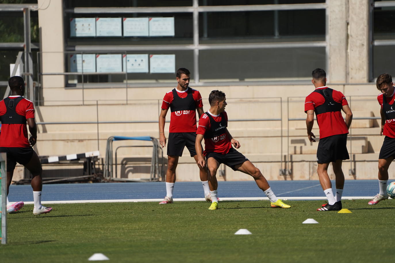 Corpas y Jonathan se incorporan al trabajo en la UD Almería