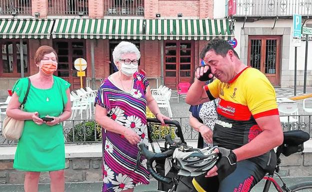 El tosiriano Jesús Horno culmina un viaje en bici desde Tarragona a Torredonjimeno