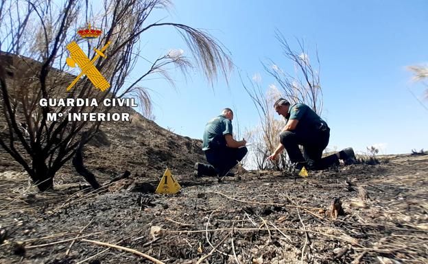 Una vecina de Hinojares, posible autora de cuatro incendios forestales