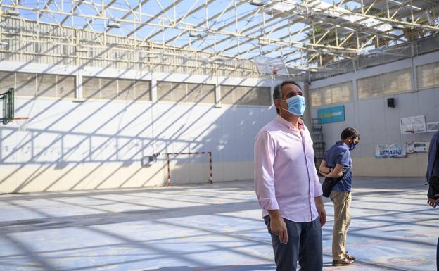 El Patronato renueva el techo del Pabellón de La Cañada y acabará con las entradas de agua en la pista