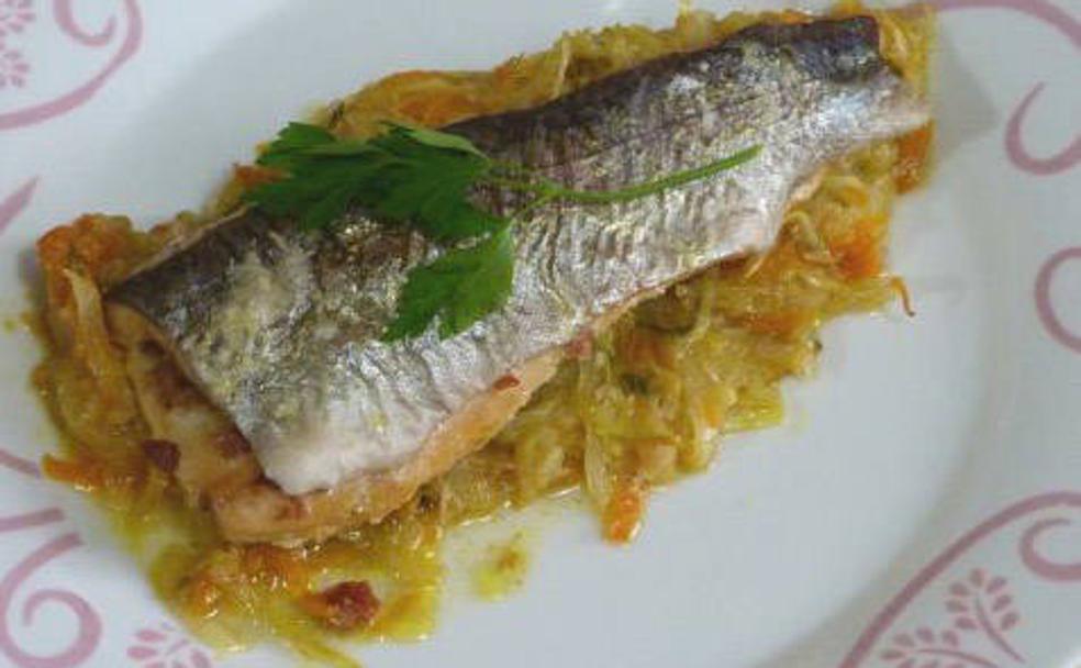 Trucha de Cazorla rellena de jamón