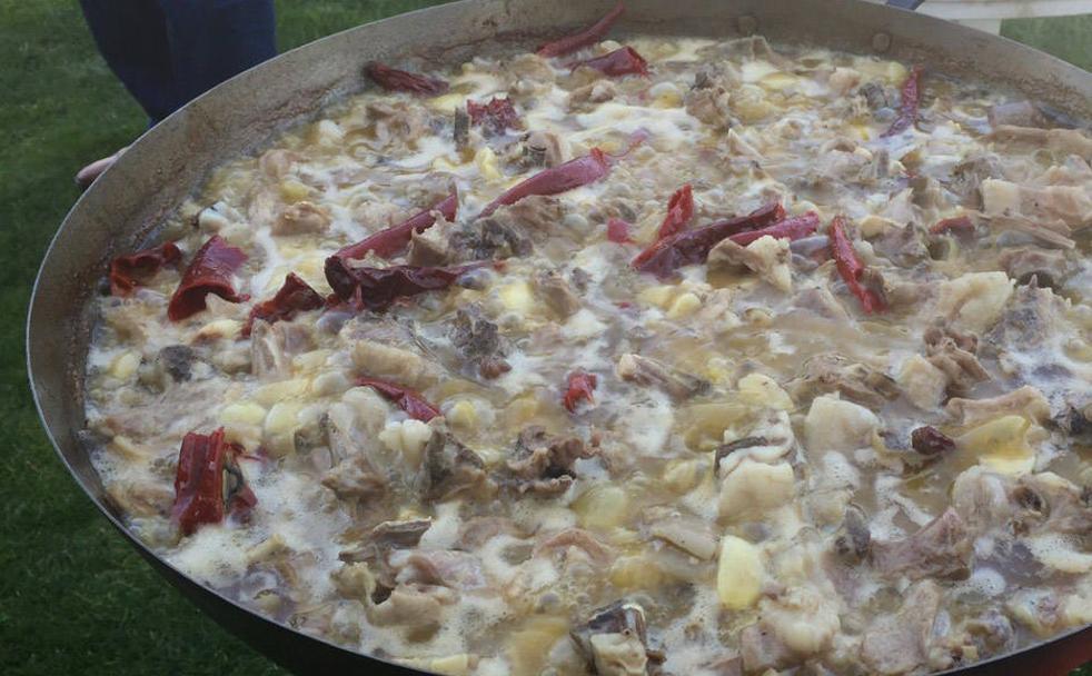 Conejo al ajillo cabañil