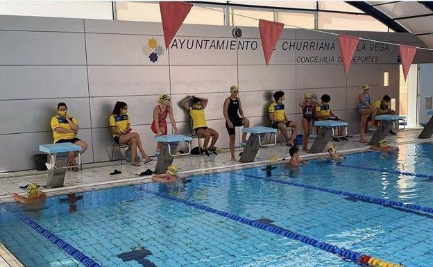 El Club de Natación Churriana se adapta a la nueva normalidad y ya compite 'virtualmente'