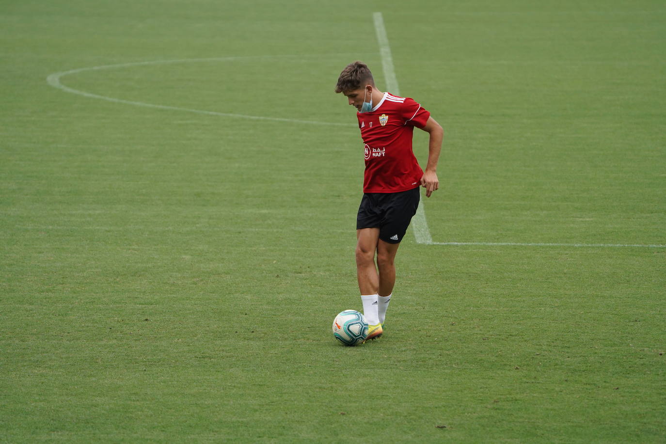 José Corpas anuncia que la plantilla de la UD Almería está «con muchas ganas e ilusión»