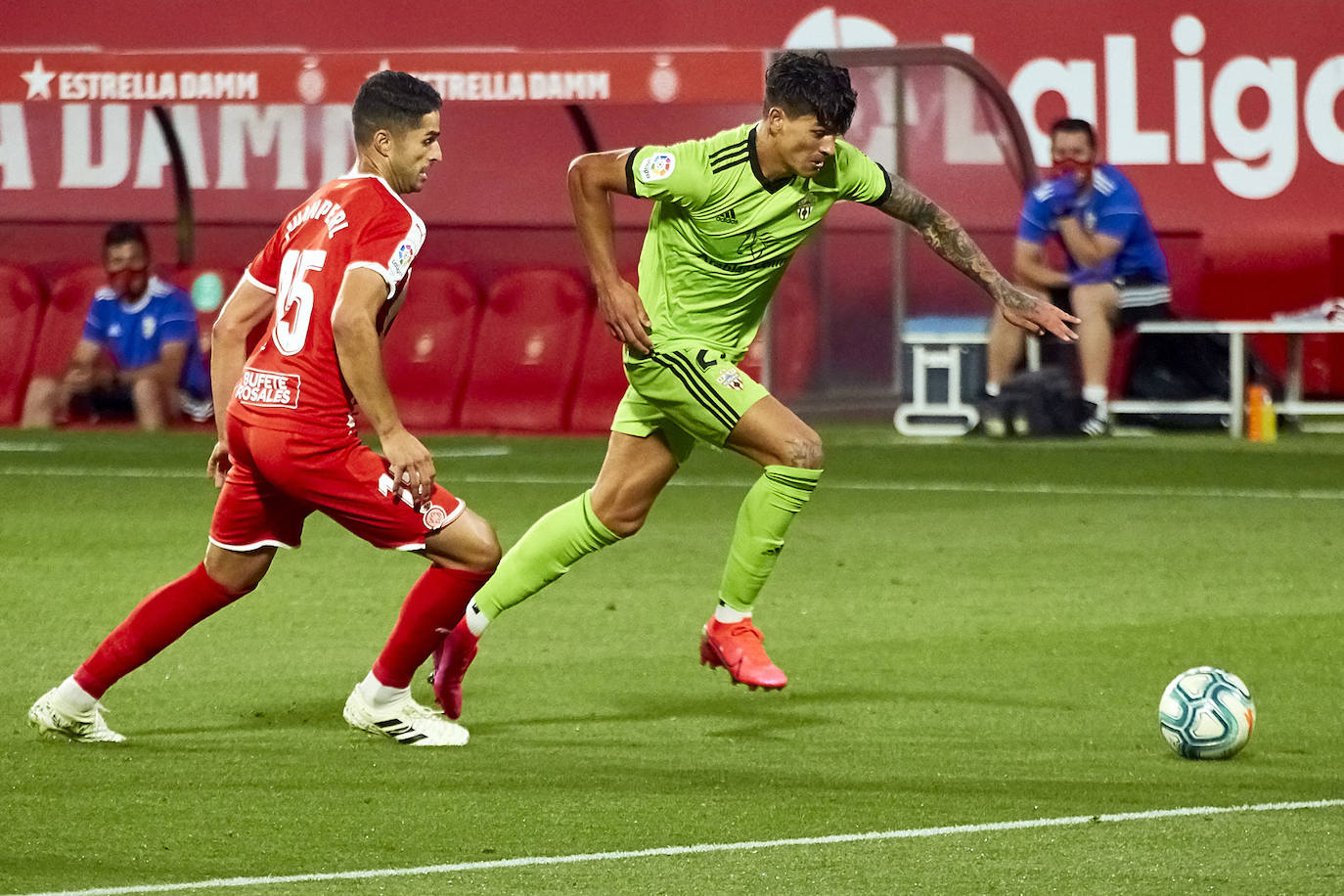 Los duelos del Almería ante el Girona ya tienen hora definida