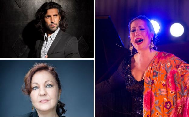 'Tempo de Luz' reúne a Carmen Linares, Árcangel y Marina Heredia en el teatro del Generalife