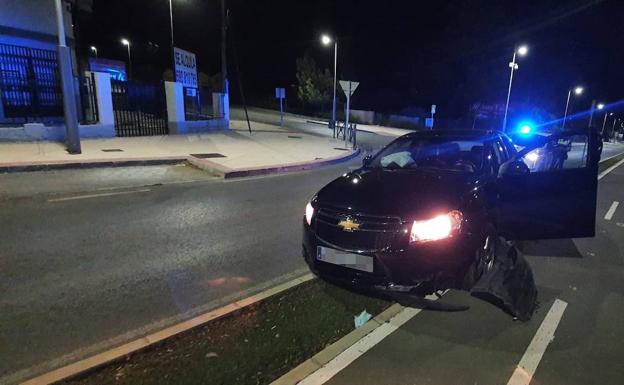 Sufre un accidente en Jaén al cuadruplicar la tasa de alcoholemia permitida