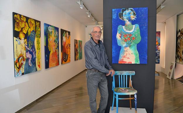 'Rayuela', en los óleos y monotipos de Miguel Carini