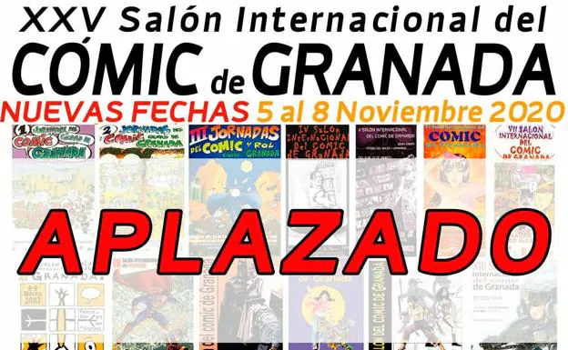 Aplazan el Salón Internacional del Cómic de Granada que iba a celebrarse en septiembre