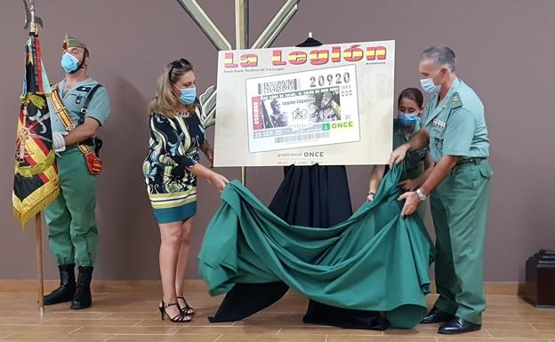 La ONCE rinde honores con un cupón al centenario de la Legión Española
