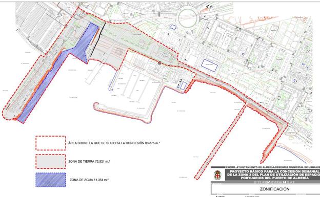 El Ayuntamiento pide al Puerto los terrenos situados entre San Miguel y el Muelle de Levante