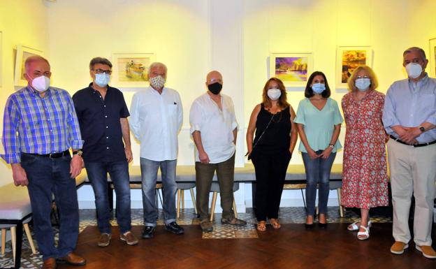 Nueva y colorida exposición colectiva de acuarelas en la céntrica Sala-Café La Galería
