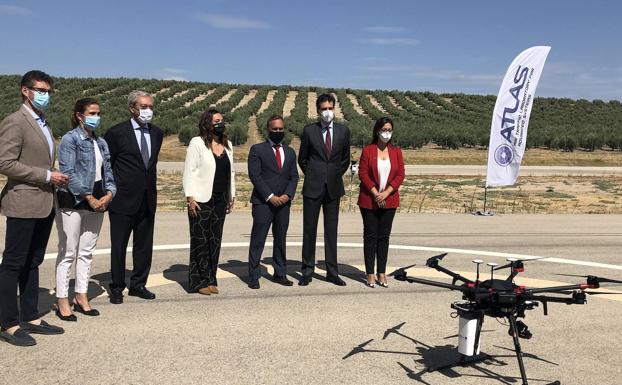 Un experimento en Villacarrillo con drones y 5G podría revolucionar el sector de las emergencias sanitarias