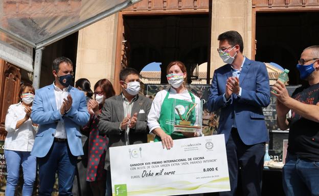 Ingrid Serra se convierte en la primera mujer en ganar el concurso de cocina con AOVE 'Jaén, paraíso interior'