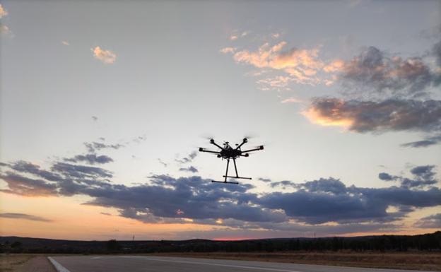 Prueban drones en Villacarrillo para definir su certificación por ruido