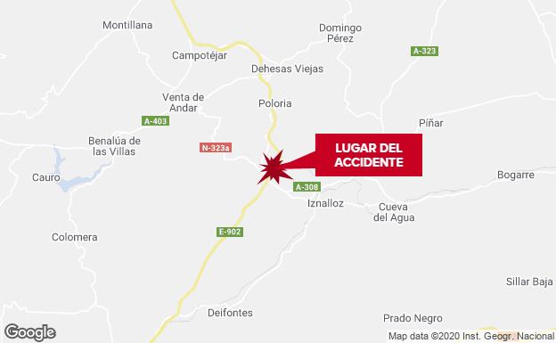 Arde un camión lleno de naranjas en la A-44