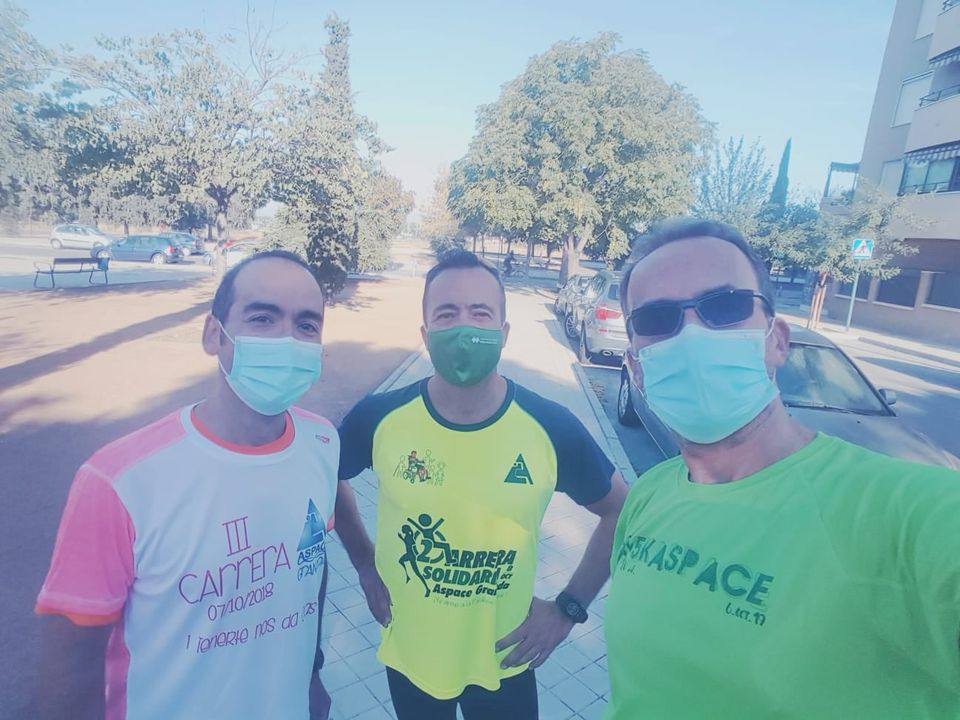 Comienzan a dejarse ver los runners de la Carrera Aspace, en la semana de la parálisis cerebral