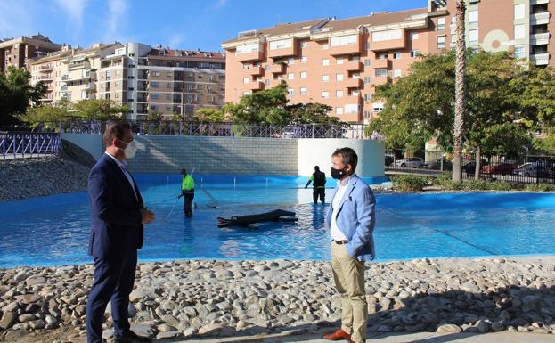 El 'estanque del cocodrilo' revive tras siete años de sequía