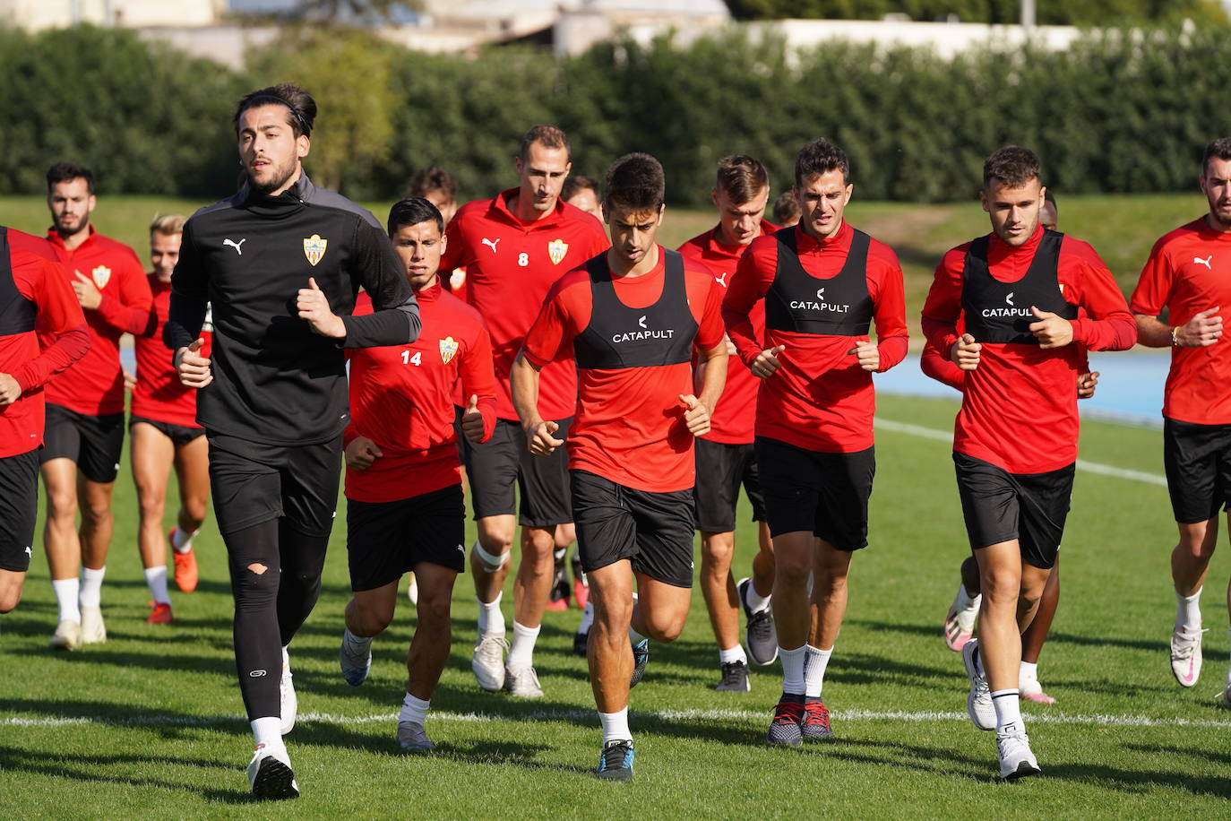 El Almería busca la recuperación física y anímica para recibir al Cartagena