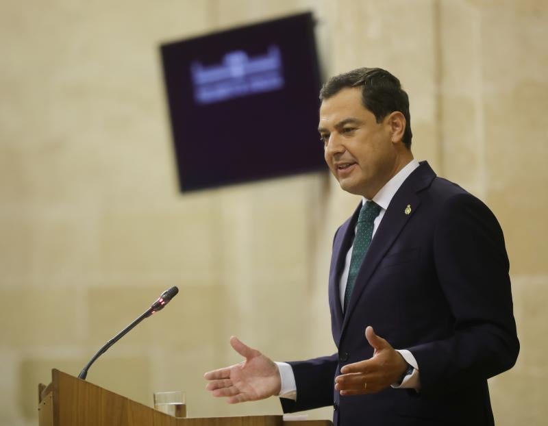 Moreno pide al Gobierno que el toque de queda sea una medida «para toda España»