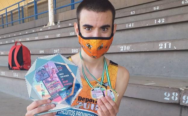 Jesús Sánchez consigue un doblete dorado en el Campeonato de Andalucía de FANDDI