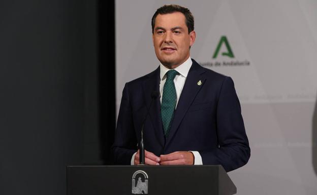 Moreno llama a los andaluces a quedarse en casa: «Piensen que este también puede ser su final»