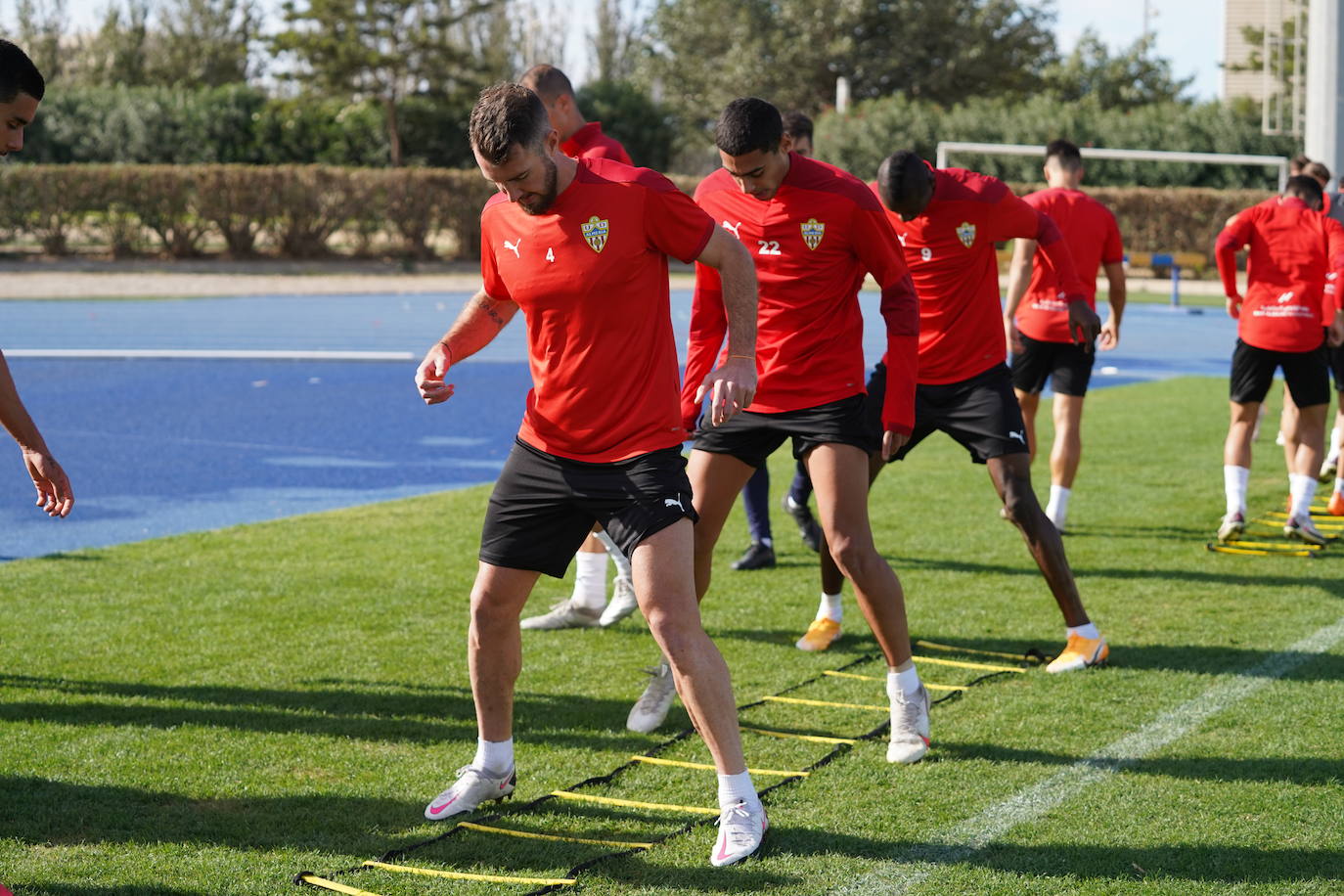 El Almería afronta el partido ante el Girona con los mismos que en Castellón