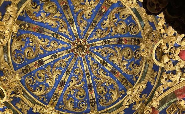 Baños de la Encina muestra avances de la restauración del Camarín de la ermita