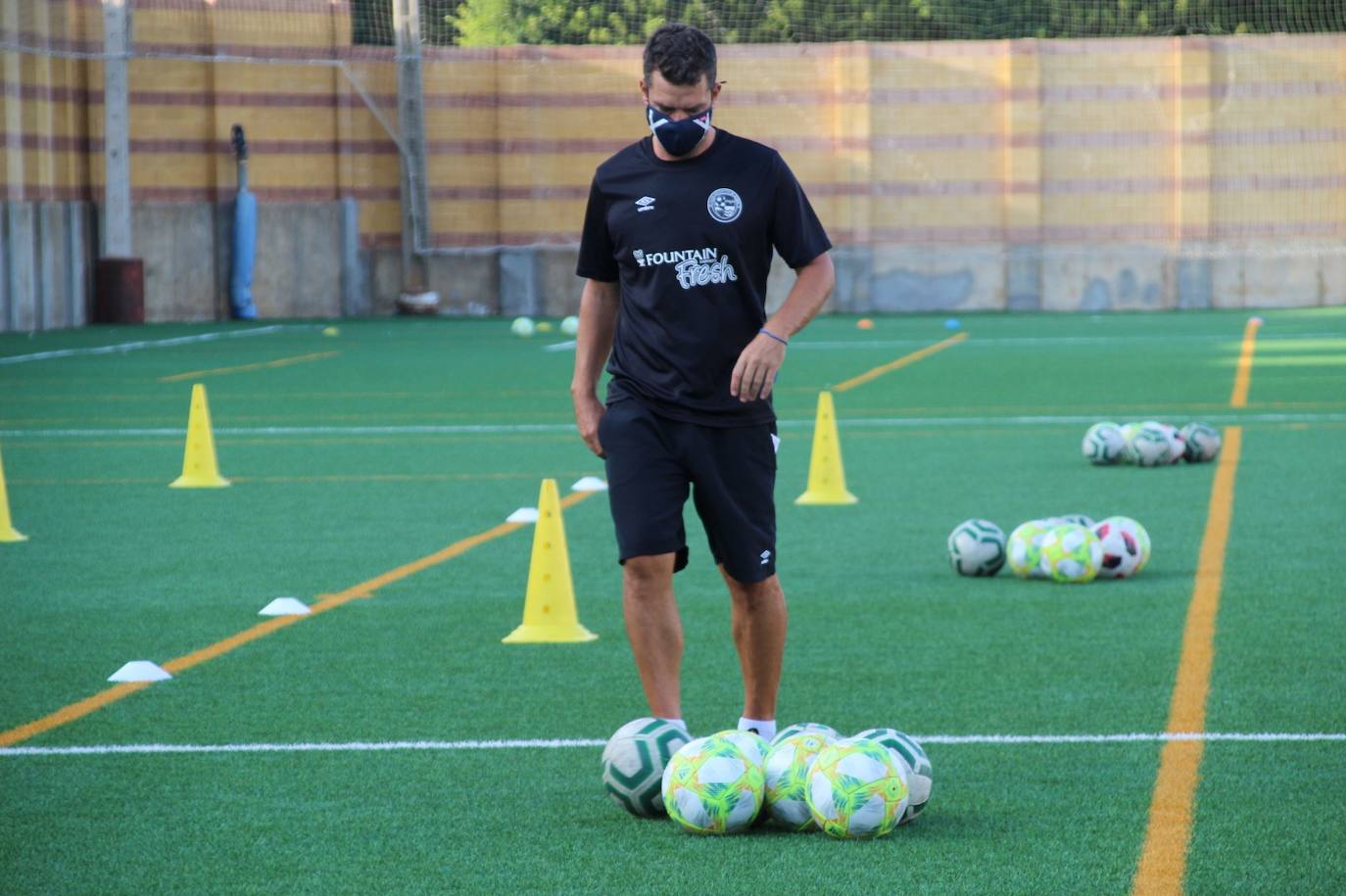 García Sanjuán, técnico del CD El Ejido piensa que «el parón es bueno para desconectarse»