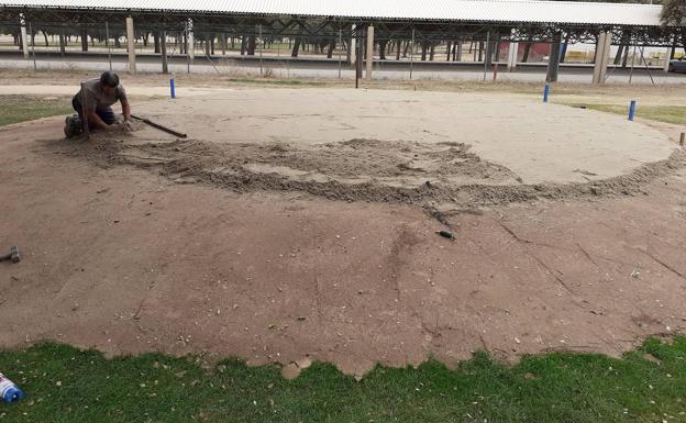En ejecución varias actuaciones de mejora en el Parque 'La Garza'