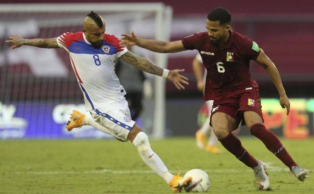 Herrera y Machís dan vida a Venezuela en el triunfo ante Chile (2-1)