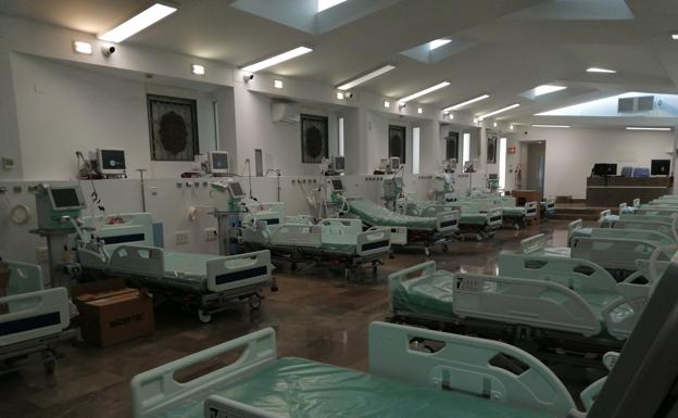 El Virgen de las Nieves de Granada ya tiene su capilla adaptada para usarla como UCI cuando haga falta