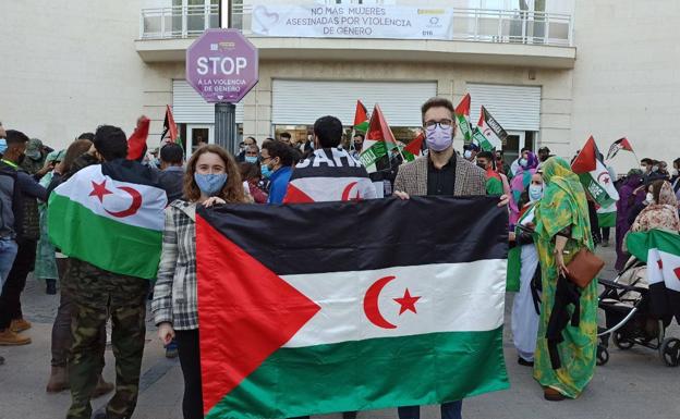Concentración para pedir el referéndum en el Sahara después de 45 años