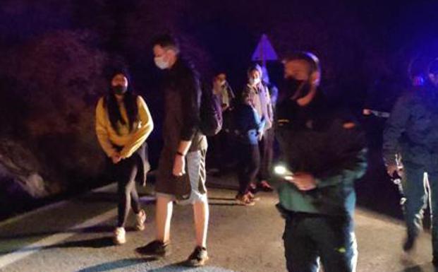 Rescatados nueve estudiantes de Erasmus perdidos en la Sierra de Jabalcuz