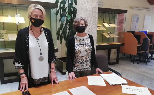 Un informe de 1924 sobre el maestro de Urrácal, 'Documento del mes' en el Archivo Provincial