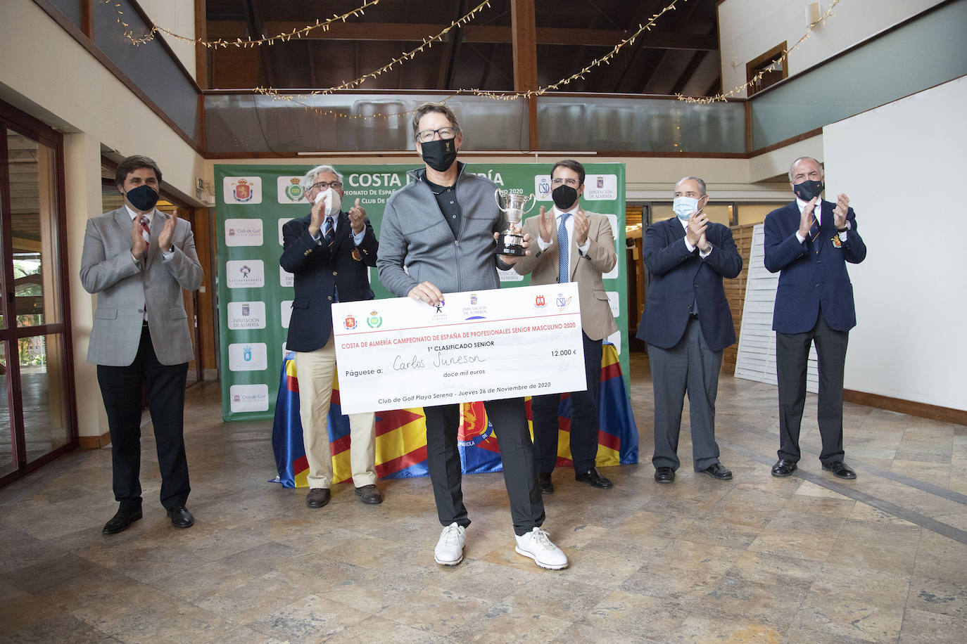 Carlos Suneson se impone en el Costa de Almería, Campeonato de España de Profesionales Senior de golf