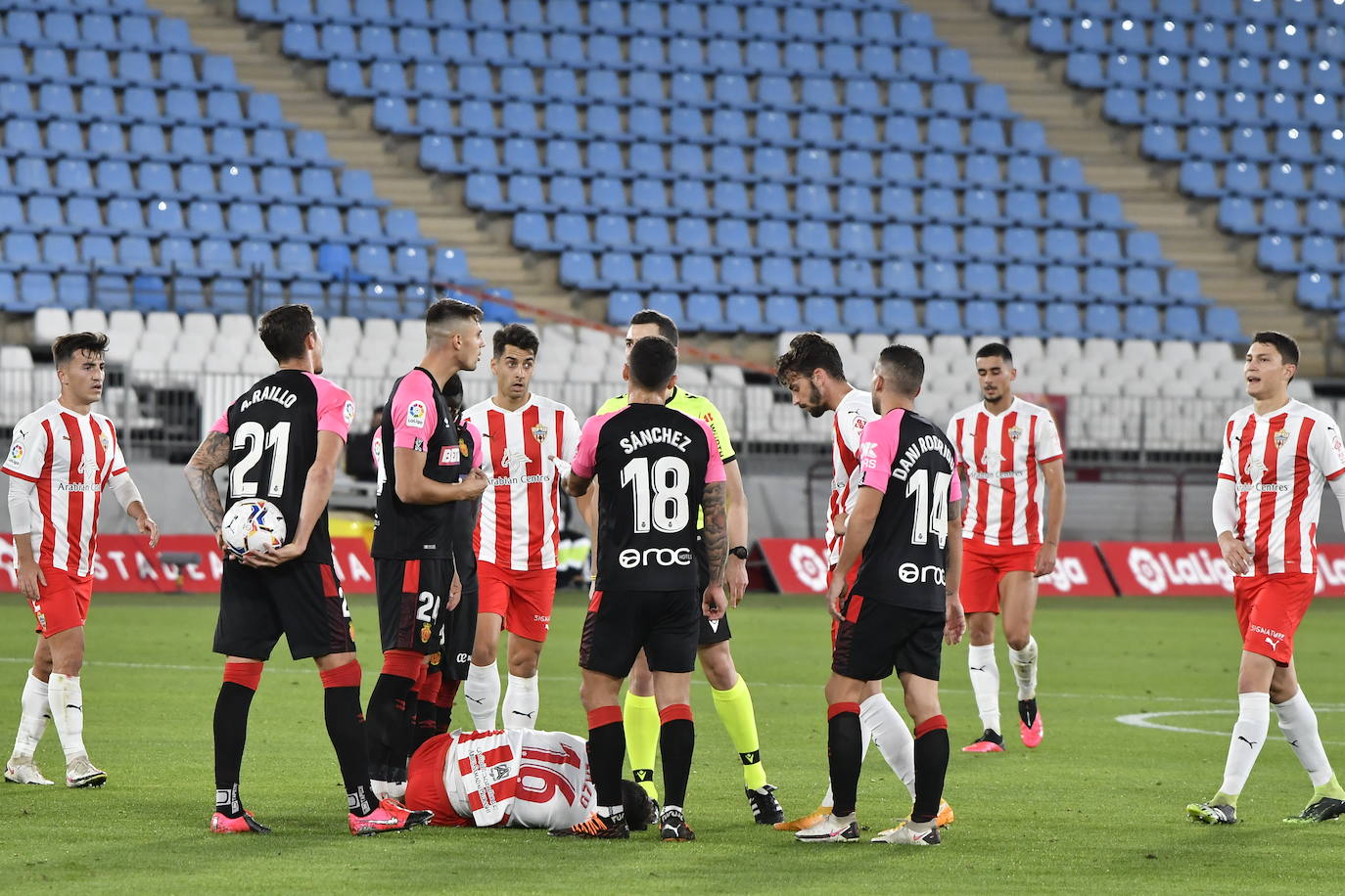 César de la Hoz: «Un golazo en contra que hace perder un punto» al Almería