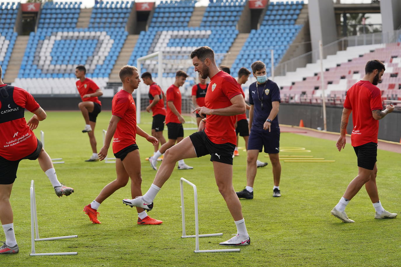 El Almería viaja a Alcorcón con casi los mismos alineados frente al Mallorca