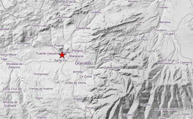 Cuatro terremotos en un solo día en Granada