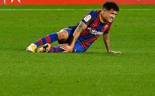 Coutinho sufre una lesión en el menisco y deberá ser operado