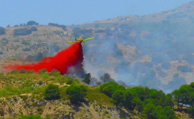 El incendio de la Alpujarra ha quemado 600 hectáreas de terreno forestal y agrícola